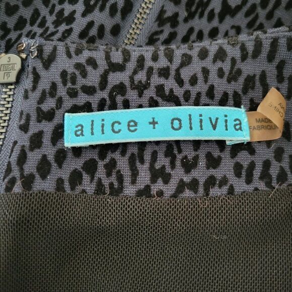 Alice + Olivia Victoria Cap Sleeve Peplum Career Dress size 8 - Picture 2 of 7